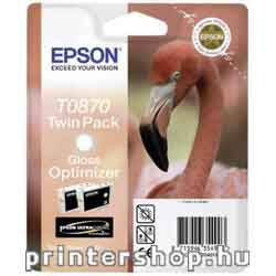 EPSON T0870 Gloss Optimizer Ultra Gloss Twinpack